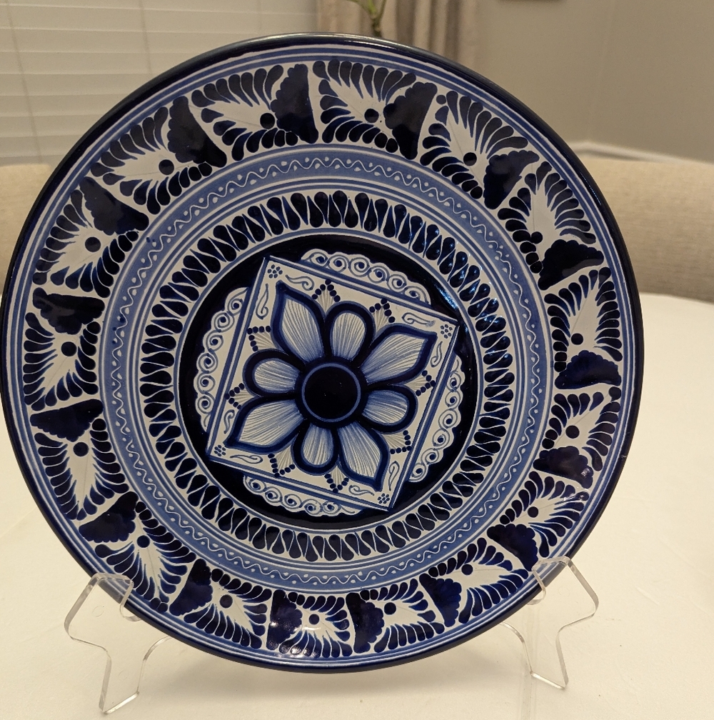 Mexican Talavera Pottery Plate
